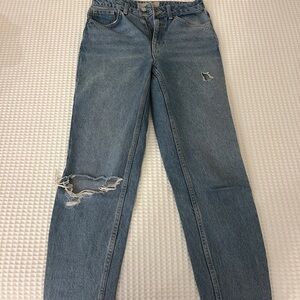 Topshop mom jeans size 25
